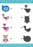 Match the Items - Birds