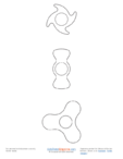 DIY Fidget Spinner - Original Size PDF Template for Kids